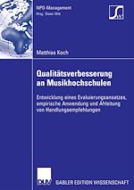 Télécharger le livre :  Qualitätsverbesserung an Musikhochschulen