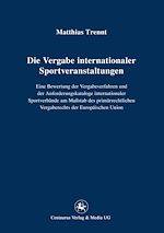Télécharger le livre :  Die Vergabe internationaler Sportveranstaltungen
