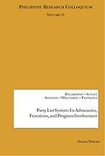 Télécharger le livre :  Party List System: Its Advocacies, Functions, And Program Involvement
