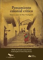 Télécharger le livre :  Pensamiento colonial crítico