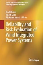 Télécharger le livre :  Reliability and Risk Evaluation of Wind Integrated Power Systems