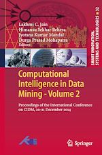 Télécharger le livre :  Computational Intelligence in Data Mining - Volume 2
