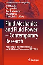 Télécharger le livre :  Fluid Mechanics and Fluid Power – Contemporary Research