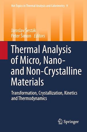Téléchargez le livre :  Thermal analysis of Micro, Nano- and Non-Crystalline Materials