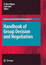 Télécharger le livre :  Handbook of Group Decision and Negotiation