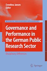 Télécharger le livre :  Governance and Performance in the German Public Research Sector