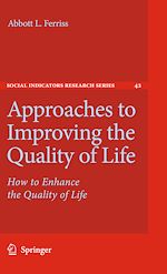 Télécharger le livre :  Approaches to Improving the Quality of Life