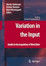 Télécharger le livre :  Variation in the Input
