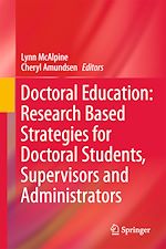 Télécharger le livre :  Doctoral Education: Research-Based Strategies for Doctoral Students, Supervisors and Administrators