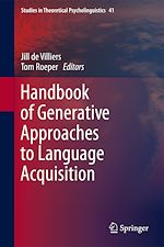 Télécharger le livre :  Handbook of Generative Approaches to Language Acquisition