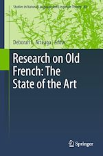 Télécharger le livre :  Research on Old French: The State of the Art