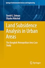 Télécharger le livre :  Land Subsidence Analysis in Urban Areas