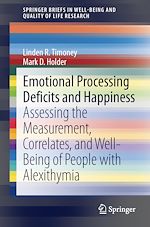 Télécharger le livre :  Emotional Processing Deficits and Happiness