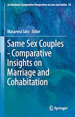 Download this eBook Same Sex Couples - Comparative Insights on Marriage and Cohabitation