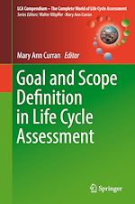 Download this eBook Goal and Scope Definition in Life Cycle Assessment