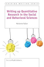 Download this eBook Writing up Quantitative Research in the Social and Behavioral Sciences