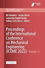 Download this eBook Proceedings of the International Conference on Mechanical Engineering (ICOME 2022)