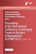 Download this eBook Proceedings of the International Conference on Emerging Trends in Business & Management (ICETBM 2023)