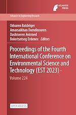 Download this eBook Proceedings of the Fourth International Conference on Environmental Science and Technology (EST 2023)