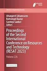 Download this eBook Proceedings of the Second International Conference on Resources and Technology (RESAT 2023)