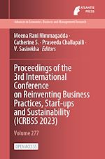 Download this eBook Proceedings of the 3rd International Conference on Reinventing Business Practices, Start-ups and Sustainability (ICRBSS 2023)