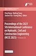 Télécharger le livre :  Proceedings of the 2023 5th International Conference on Hydraulic, Civil and Construction Engineering (HCCE 2023)