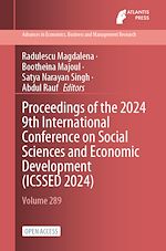 Download this eBook Proceedings of the 2024 9th International Conference on Social Sciences and Economic Development (ICSSED 2024)
