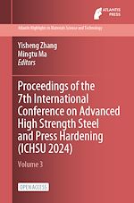 Download this eBook Proceedings of the 7th International Conference on Advanced High Strength Steel and Press Hardening (ICHSU 2024)