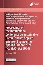 Download this eBook Proceedings of the International Conference on Sustainable Green Tourism Applied Science - Engineering Applied Science 2024 (ICoSTAS-EAS 2024)