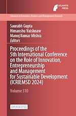 Télécharger le livre :  Proceedings of the 5th International Conference on the Role of Innovation, Entrepreneurship and Management for Sustainable Development (ICRIEMSD 2024)