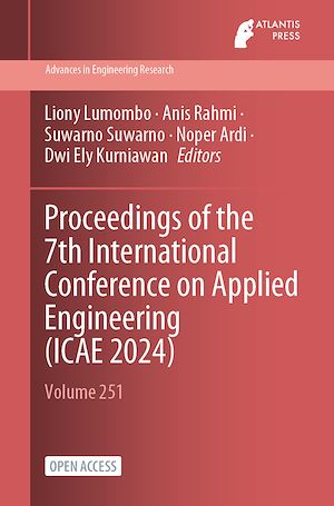 Téléchargez le livre :  Proceedings of the 7th International Conference on Applied Engineering (ICAE 2024)