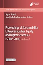 Download this eBook Proceedings of Sustainability, Entrepreneurship, Equity and Digital Strategies (SEEDS 2024)