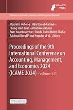 Download this eBook Proceedings of the 9th International Conference on Accounting, Management, and Economics 2024 (ICAME 2024)