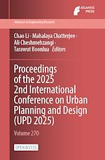 Download this eBook Proceedings of the 2025 2nd International Conference on Urban Planning and Design (UPD 2025)