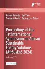 Download this eBook Proceedings of the 1st International Symposium on African Sustainable Energy Solutions (AfrSusEnS 2024)