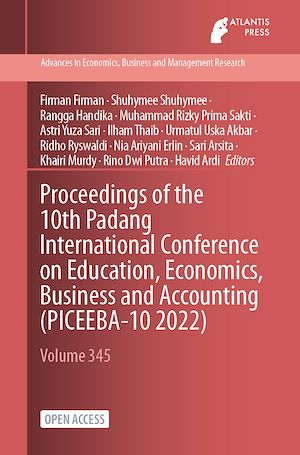 Téléchargez le livre :  Proceedings of the 10th Padang International Conference on Education, Economics, Business and Accounting (PICEEBA-10 2022)