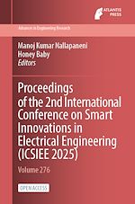 Télécharger le livre :  Proceedings of the 2nd International Conference on Smart Innovations in Electrical Engineering (ICSIEE 2025)