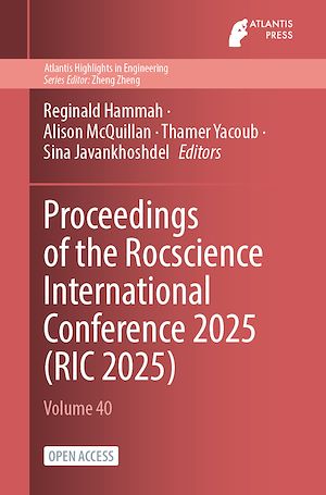 Téléchargez le livre :  Proceedings of the Rocscience International Conference 2025 (RIC 2025)