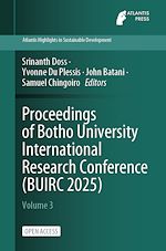 Download this eBook Proceedings of Botho University International Research Conference (BUIRC 2025)