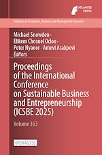 Télécharger le livre :  Proceedings of the International Conference on Sustainable Business and Entrepreneurship (ICSBE 2025)