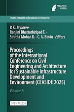 Télécharger le livre :  Proceedings of the International Conference on Civil Engineering and Architecture for Sustainable Infrastructure Development and Environment (CEASIDE 2025)