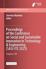 Télécharger le livre :  Proceedings of the Conference on Social and Sustainable Innovation in Technology & Engineering (SASI-ITE 2025)
