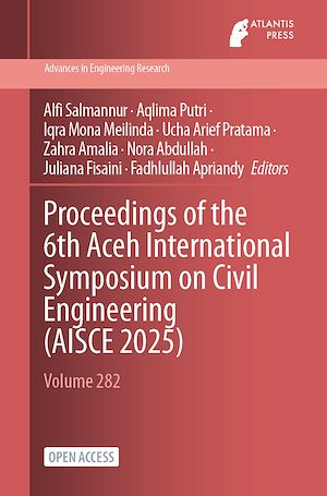 Téléchargez le livre :  Proceedings of the 6th Aceh International Symposium on Civil Engineering (AISCE 2025)