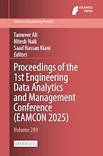 Télécharger le livre :  Proceedings of the 1st Engineering Data Analytics and Management Conference (EAMCON 2025)