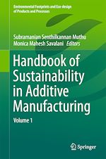 Download this eBook Handbook of Sustainability in Additive Manufacturing