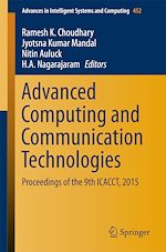 Télécharger le livre :  Advanced Computing and Communication Technologies
