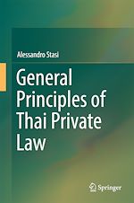 Télécharger le livre :  General Principles of Thai Private Law