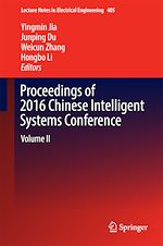 Télécharger le livre :  Proceedings of 2016 Chinese Intelligent Systems Conference