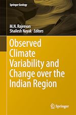 Télécharger le livre :  Observed Climate Variability and Change over the Indian Region
