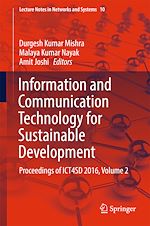 Télécharger le livre :  Information and Communication Technology for Sustainable Development